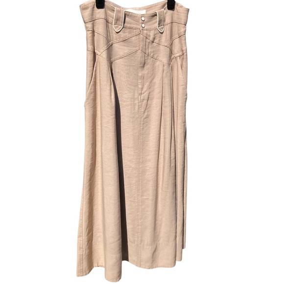 THE GREAT. Field Beige Maxi Skirt - Picture 2 of 7